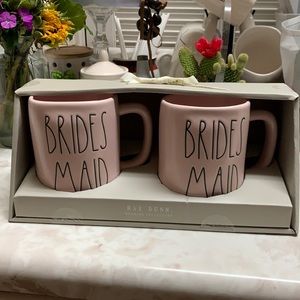 👰🏼‍♀️Rae Dunn bridesmaid pink mug set 👰🏼‍♀️